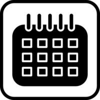 segnato calendario vettore icona