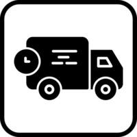 consegna camion vettore icona