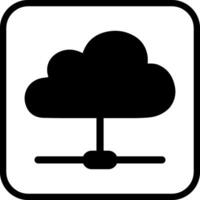 icona di vettore di nuvola