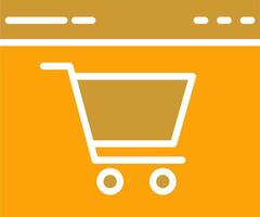 e-commerce sito web vettore icona