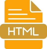 html vettore icona