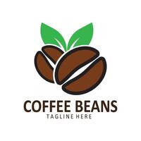 caffè caffè fagioli caffè negozio frutta semi bevanda design vettore