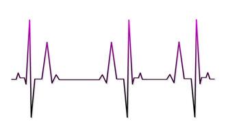 ecg cuore battere linea icona simbolo, cuore battere pulse ospedale logo cartello. vettore. vettore