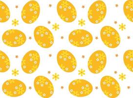Pasqua uovo senza soluzione di continuità modello. Pasqua sfondo. vettore illustrazione