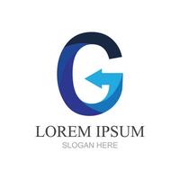 creativo iniziale lettera g logo modello. icone per attività commerciale di moda, sport, settore automobilistico, vettore