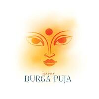 realistico Durga pooja celebrazione sfondo per Navratri Festival vettore