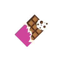 icona della barretta di cioccolato vettore