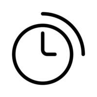 tempo icona vettore simbolo design illustrazione