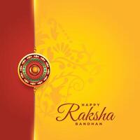decorativo rakhi per indiano Festival Raksha bandhan sfondo vettore