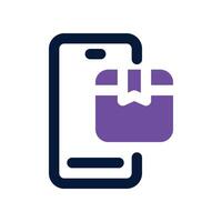mobile puntamento icona. vettore doppio tono icona per il tuo sito web, mobile, presentazione, e logo design.