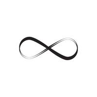 infinito logo design vettore