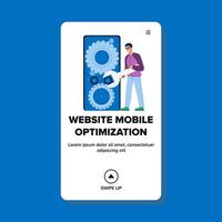 amici sito web mobile ottimizzazione vettore