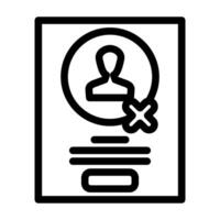 guerriglia analisi UX ui design linea icona vettore illustrazione