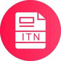 itn creativo icona design vettore