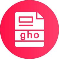 gho creativo icona design vettore