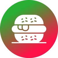 hamburger creativo icona design vettore