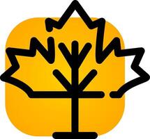 autunno albero creativo icona design vettore