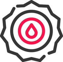 sangue donazione creativo icona design vettore