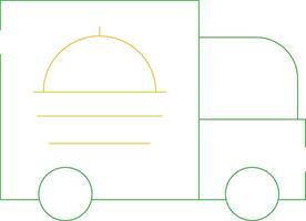 cibo camion creativo icona design vettore