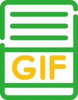 gif creativo icona design vettore