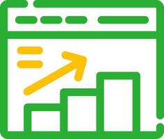 statistiche creativo icona design vettore