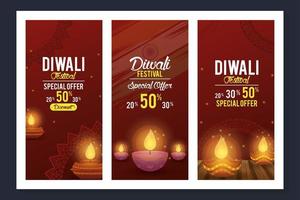 diwali festival offerta indiana imposta design vettore