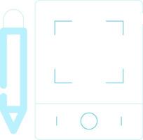 penna tavoletta creativo icona design vettore