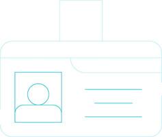 identificazione carta creativo icona design vettore