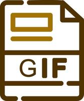 gif creativo icona design vettore