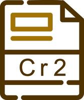 cr2 creativo icona design vettore