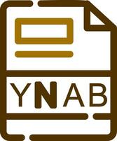 ynab creativo icona design vettore