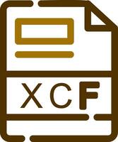 xcf creativo icona design vettore