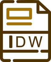 idw creativo icona design vettore