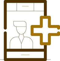 medico e-commerce fornitore creativo icona design vettore