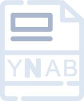 ynab creativo icona design vettore