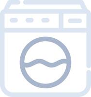 lavaggio macchina creativo icona design vettore