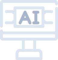 artificiale intelligenza creativo icona design vettore