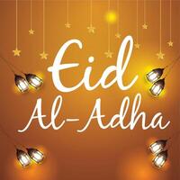 eid ul adha mubarak sfondo design vettore