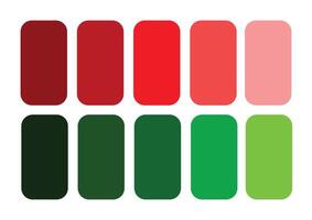 speziato sensazione rosso, verde, e chili colore tavolozza vettore