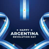 argentina rivoluzione giorno design illustrazione collezione vettore