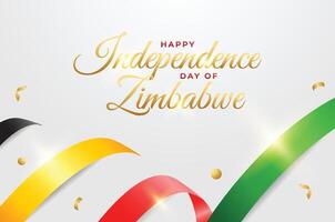 Zimbabwe indipendenza giorno design illustrazione collezione vettore