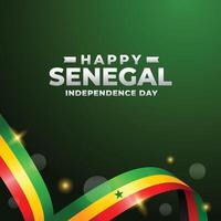 Senegal indipendenza giorno design illustrazione collezione vettore