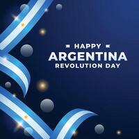 argentina rivoluzione giorno design illustrazione collezione vettore