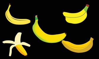 Banana vettore design e illustrazione collezione.