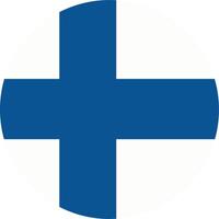 nazionale Finlandia bandiera. piatto vettore illustrazione. eps10.