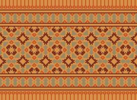 attraversare punto tradizionale etnico modello paisley fiore ikat sfondo astratto azteco africano indonesiano indiano senza soluzione di continuità modello per tessuto Stampa stoffa vestito tappeto le tende e sarong vettore