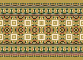 attraversare punto tradizionale etnico modello paisley fiore ikat sfondo astratto azteco africano indonesiano indiano senza soluzione di continuità modello per tessuto Stampa stoffa vestito tappeto le tende e sarong vettore