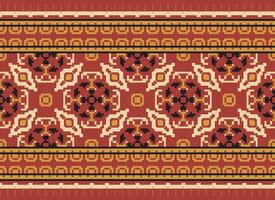 annate attraversare punto tradizionale etnico modello paisley fiore ikat sfondo astratto azteco africano indonesiano indiano senza soluzione di continuità modello per tessuto Stampa stoffa vestito tappeto le tende e sarong vettore