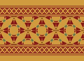 annate attraversare punto tradizionale etnico modello paisley fiore ikat sfondo astratto azteco africano indonesiano indiano senza soluzione di continuità modello per tessuto Stampa stoffa vestito tappeto le tende e sarong vettore