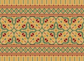 annate attraversare punto tradizionale etnico modello paisley fiore ikat sfondo astratto azteco africano indonesiano indiano senza soluzione di continuità modello per tessuto Stampa stoffa vestito tappeto le tende e sarong vettore